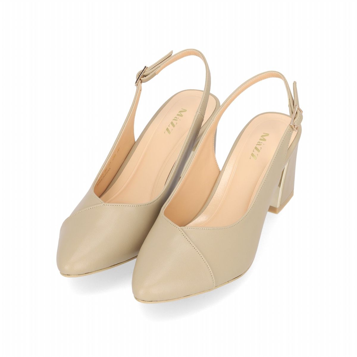 엘칸토(ELCANTO) 마쯔 여성 슬림 스틸레토 슬링백 6.5cm LCWO02M313