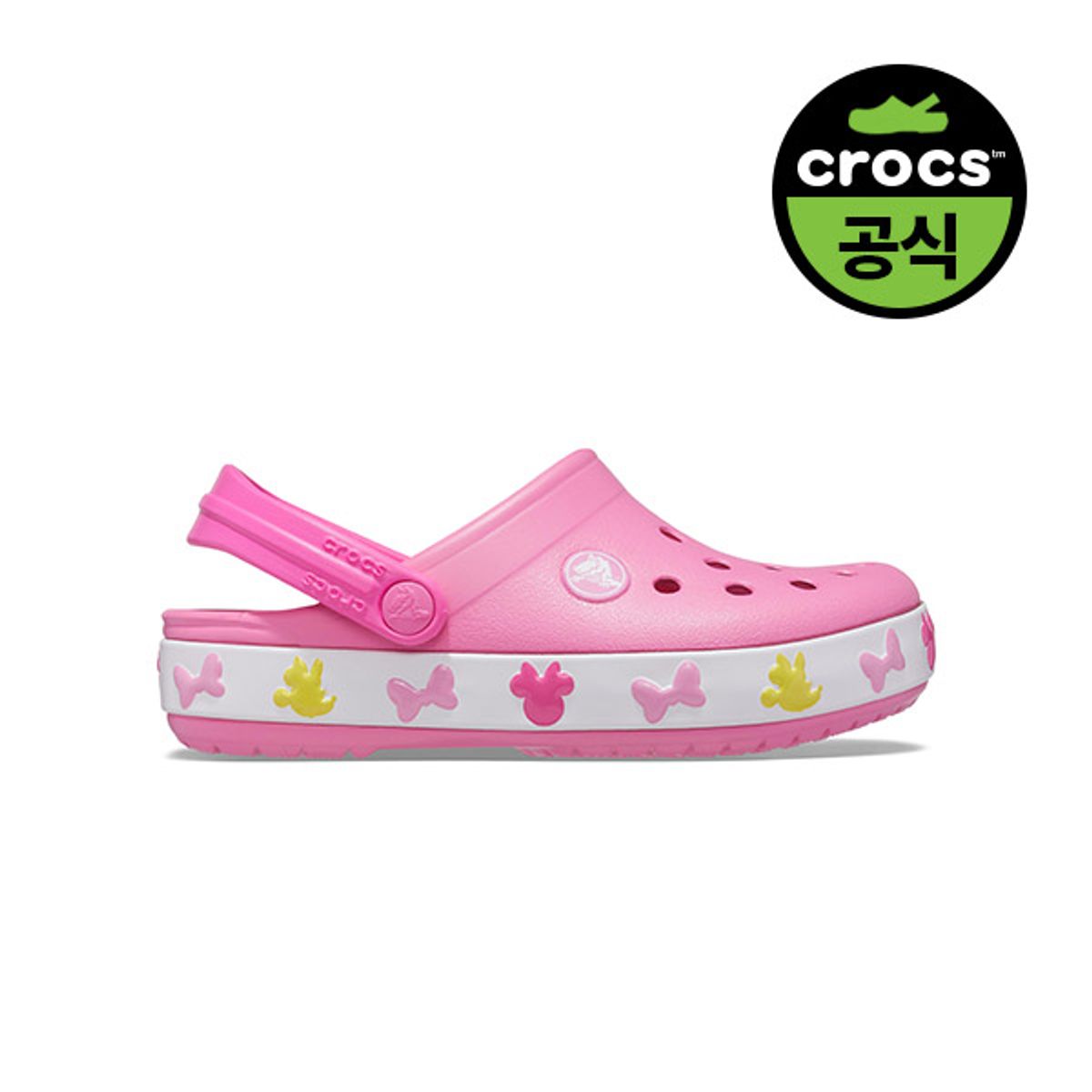 크록스키즈(CROCS KIDS) 키즈 FL 미키 라이트 클로그 PKL (23SKCL207459)