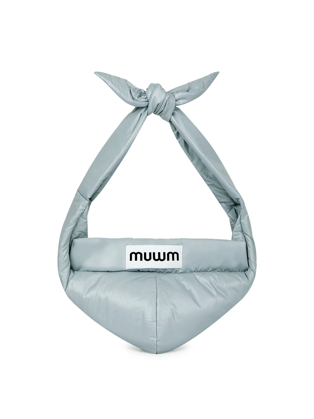 무음(MUWM) [리사이클] 후디백 Hoodie Bag (Pearl Gray)