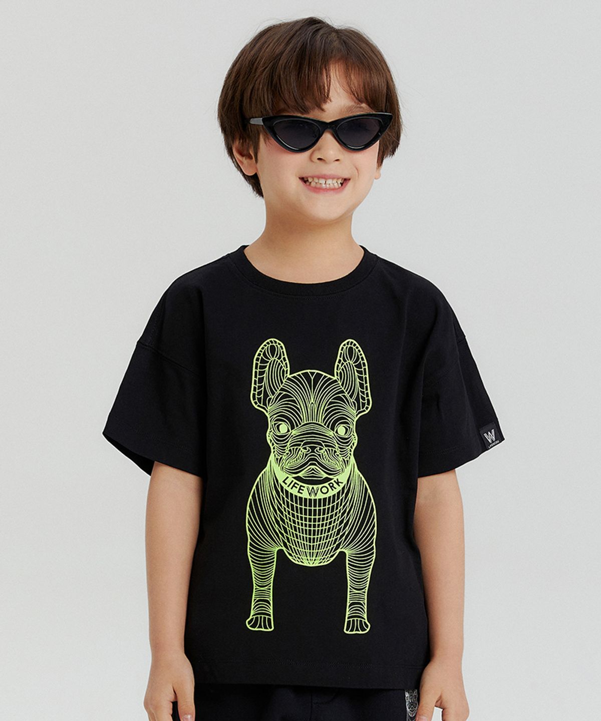 라이프워크 키즈(LIFEWORK KIDS) 키즈) 빅라독 반팔 티셔츠