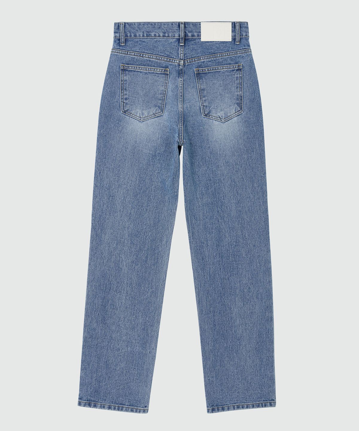 데케트(DECET) Dawn Semi Wide Jeans DCPT002LaserLightBlue