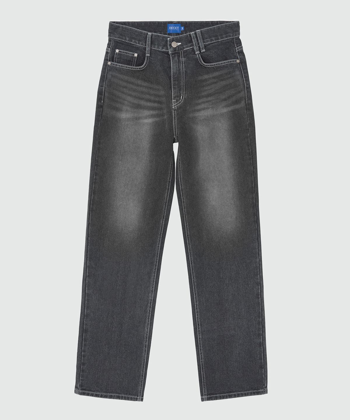 데케트(DECET) Dawn Semi Wide Jeans DCPT002LaserBlack
