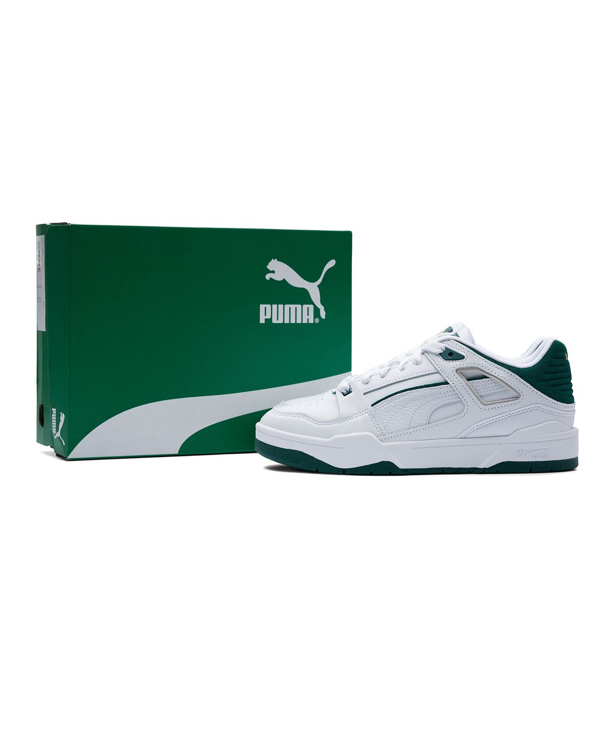 푸마(PUMA) 슬립스트림 - 화이트:그린 / 388549-03