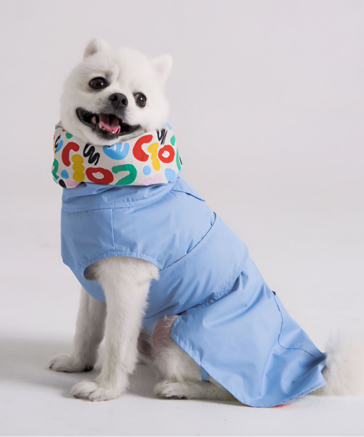 엔젤도그(ANGEL DOG) 강아지우비 프리미엄 트렌치 레인코트 Beige