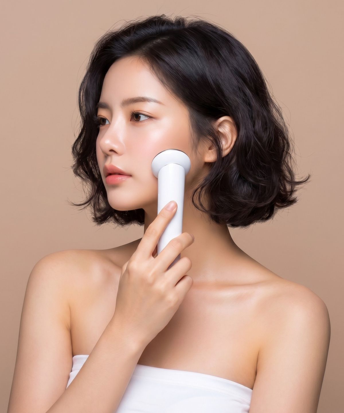 펄케어(PEARLCARE) 뉴소닉 뷰티 디바이스 고주파 얼굴 마사지기 피부관리기 갈바닉