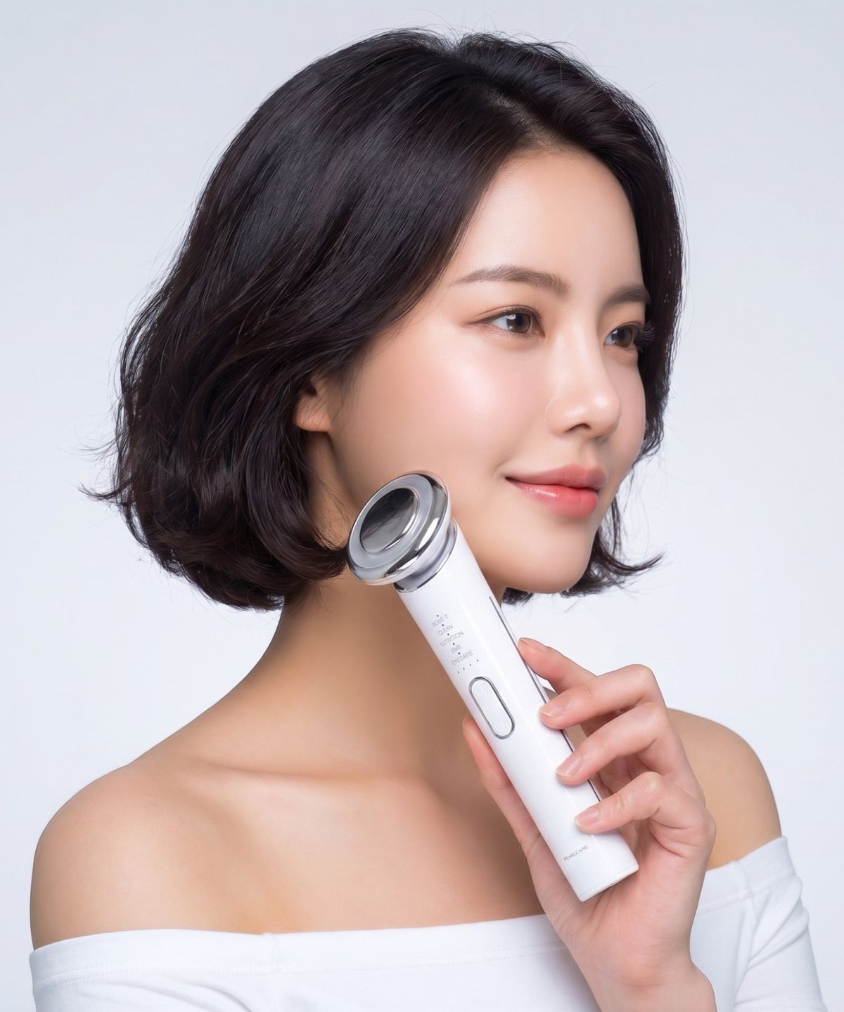 펄케어(PEARLCARE) 뉴소닉 뷰티 디바이스 고주파 얼굴 마사지기 피부관리기 갈바닉