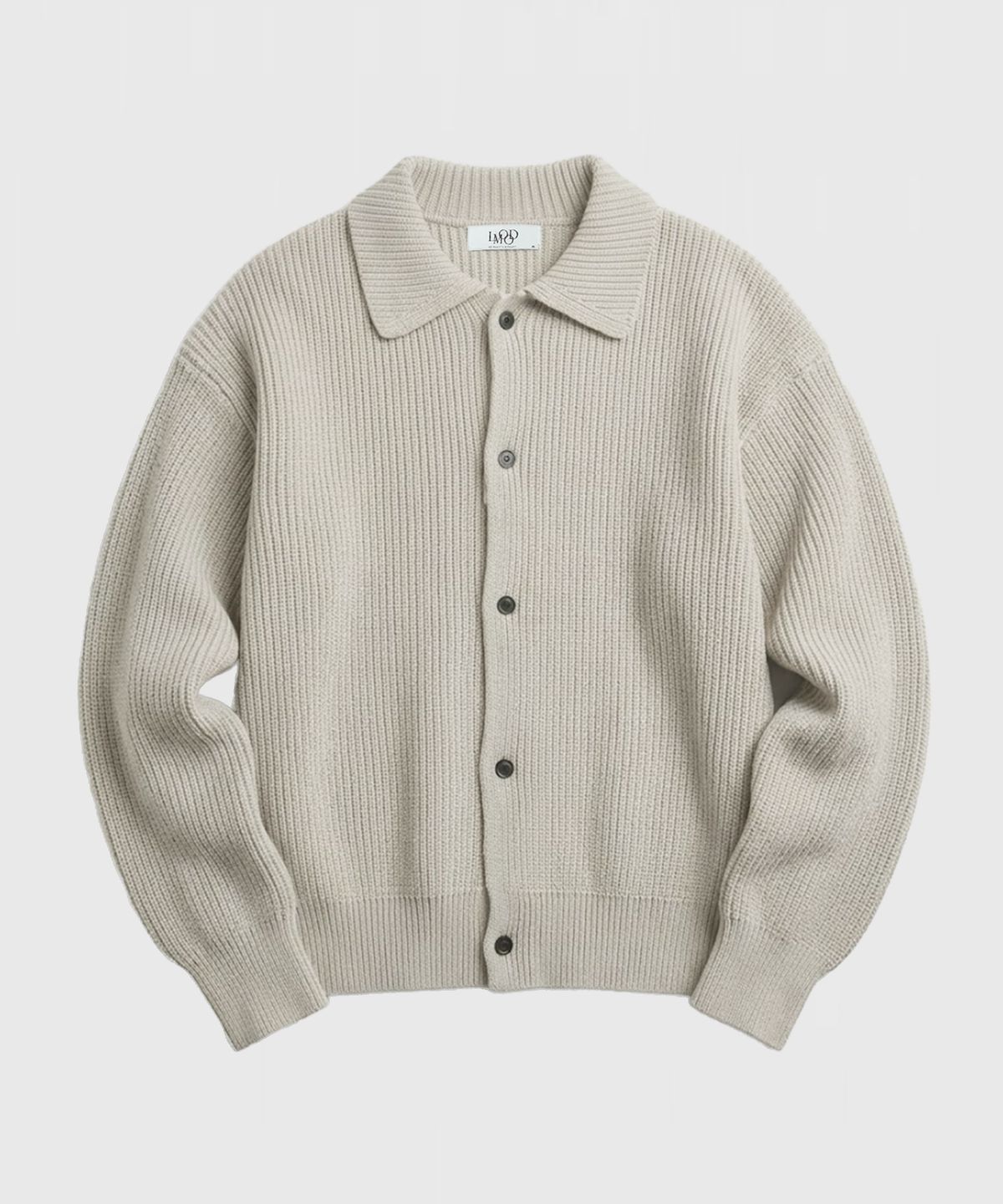 엘무드(LMOOD) 브룩 카라 가디건 ( 2 COLOR )