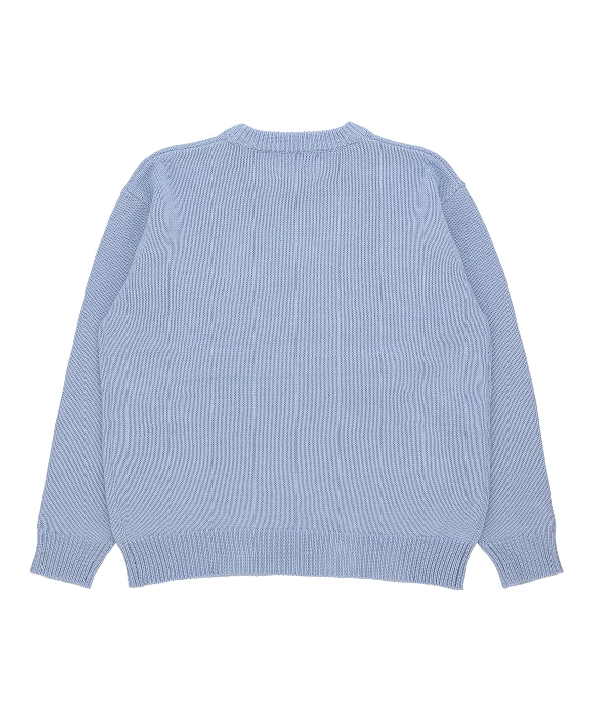 꼬모니노즈(COMONINOZ) BASIC KNIT PULLOVER [SKY BLUE]