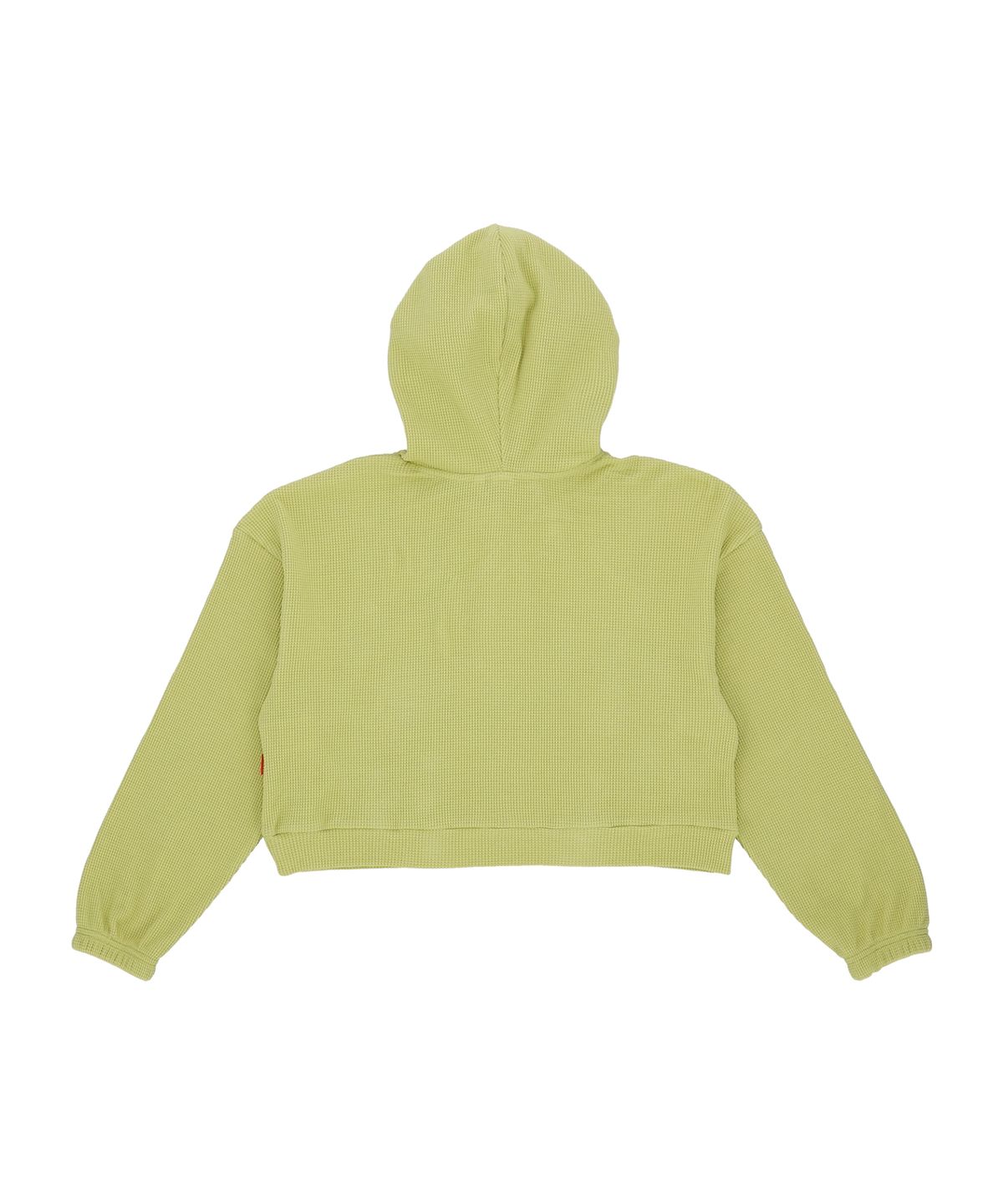 꼬모니노즈(COMONINOZ) W WAFFLE HOODY [LIME]