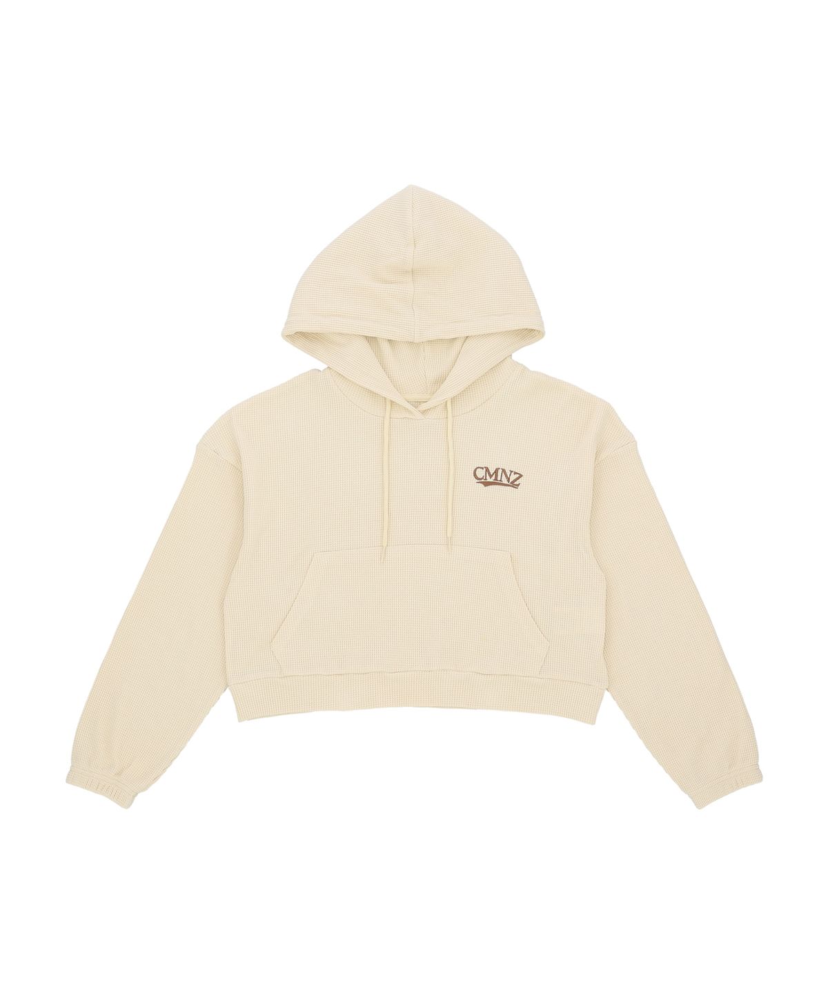 꼬모니노즈(COMONINOZ) W WAFFLE HOODY [CREAM]