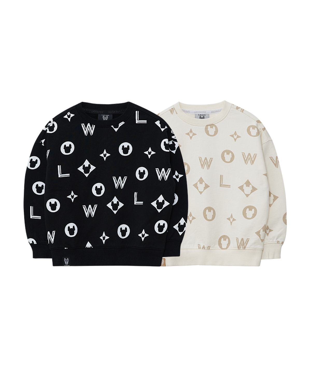 라이프워크 키즈(LIFEWORK KIDS) 키즈) 모노그램 LW 맨투맨