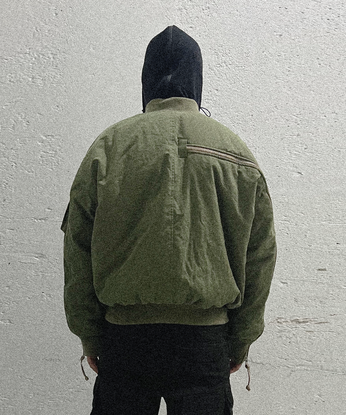 그레일즈(GRAILZ) MULTI ZIPPER BOMBER JACKET [KHAKI]