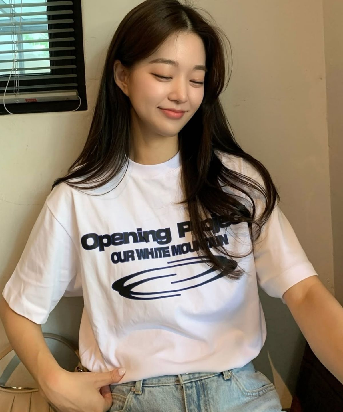오프닝프로젝트(OPENING PROJECT) Identity T Shirt - White