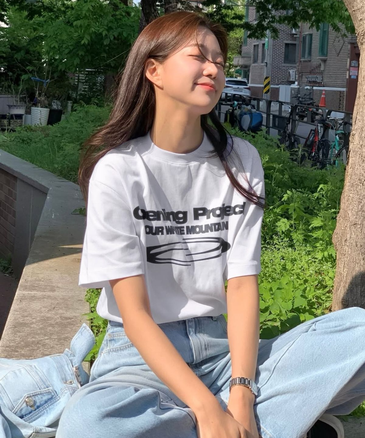 오프닝프로젝트(OPENING PROJECT) Identity T Shirt - White
