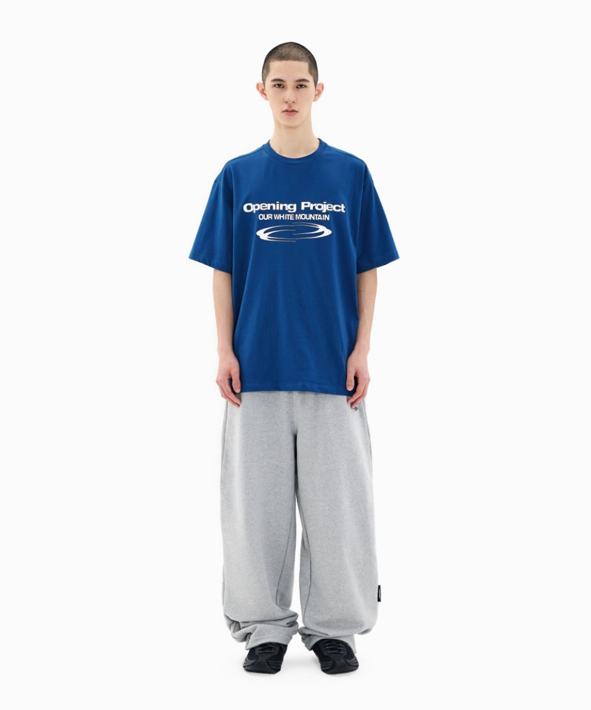 오프닝프로젝트(OPENING PROJECT) Identity T Shirt - Blue