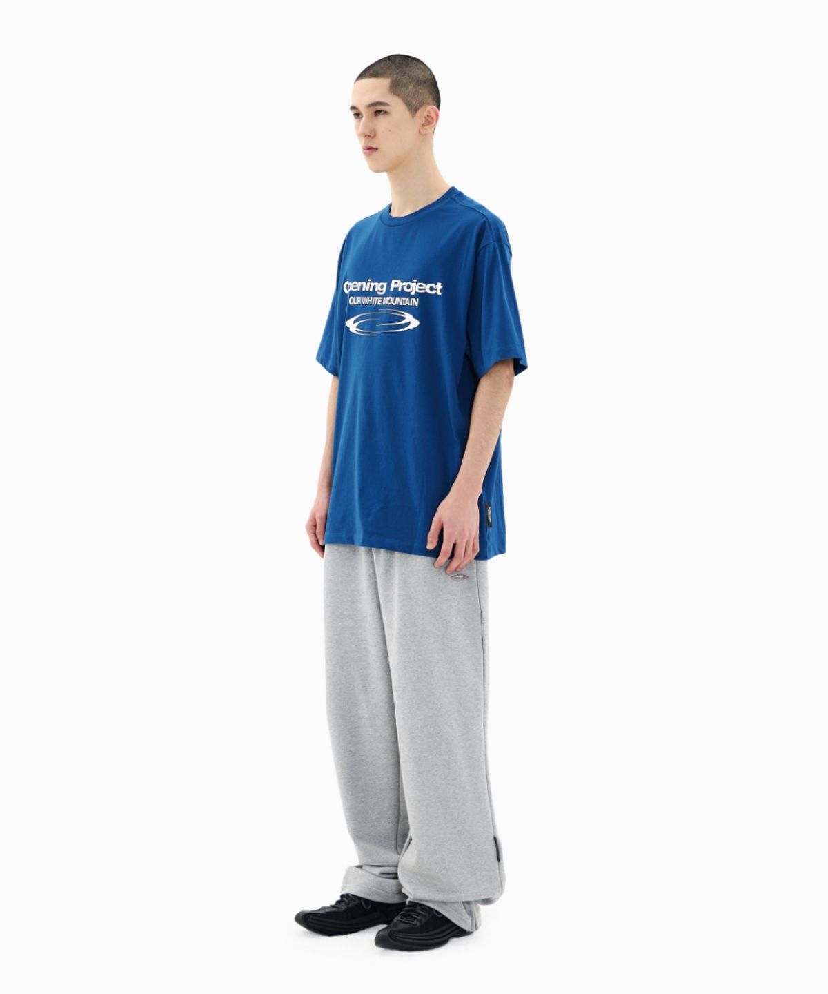오프닝프로젝트(OPENING PROJECT) Identity T Shirt - Blue