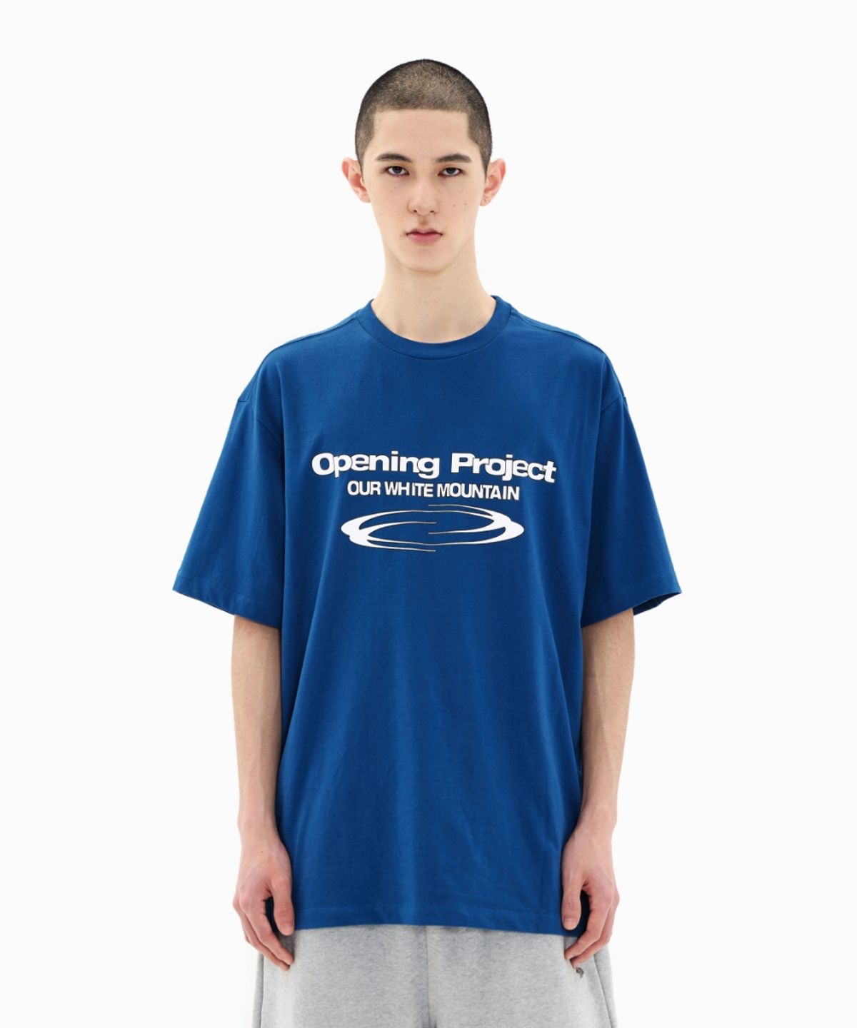 오프닝프로젝트(OPENING PROJECT) Identity T Shirt - Blue