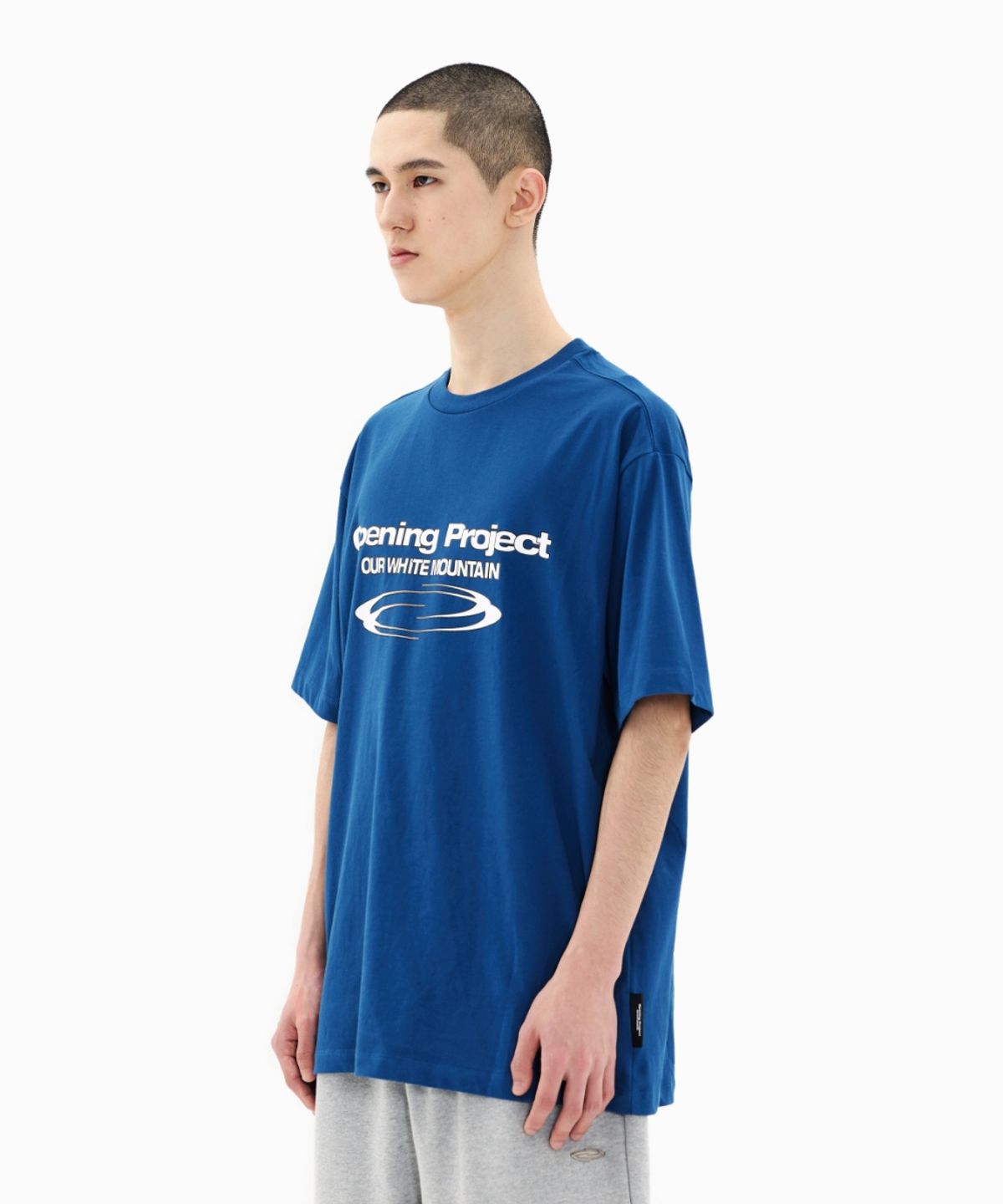 오프닝프로젝트(OPENING PROJECT) Identity T Shirt - Blue
