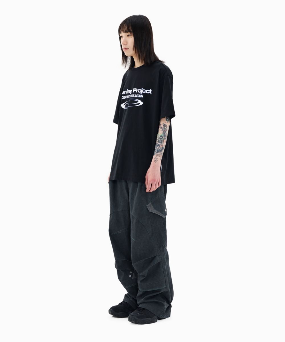 MUSINSA公式 | OPENING PROJECT Identity T Shirt - Black