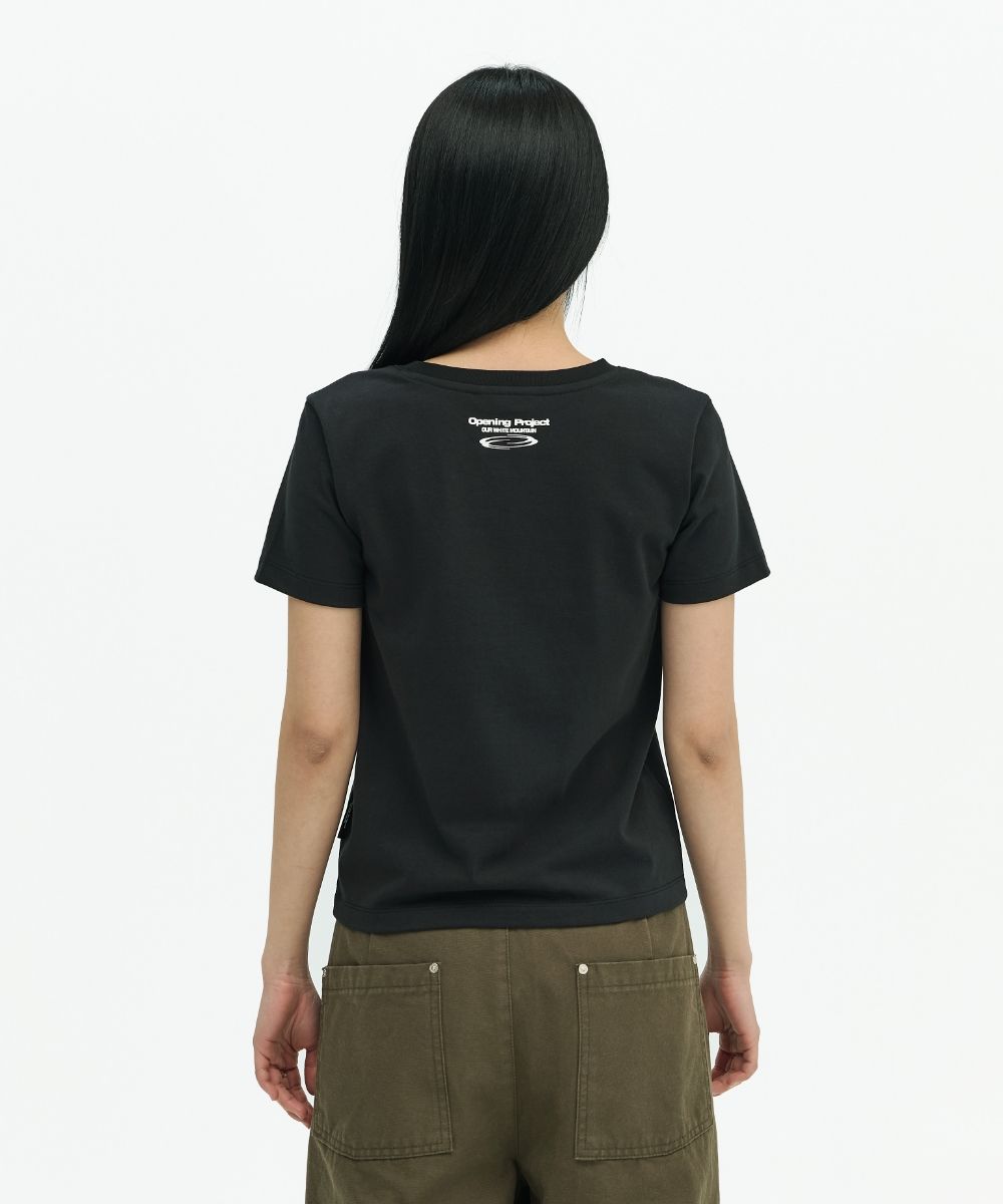 【Opening Project】 IDENTITY T SHIRT/追跡付 MUSINSA公式 | OPENING PROJECT Identity T Shirt - Black
