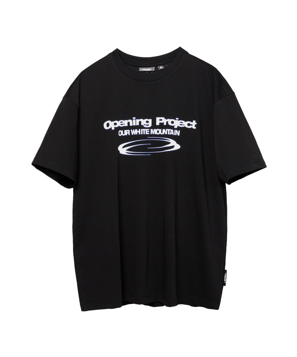 MUSINSA公式 | OPENING PROJECT Identity T Shirt - Black