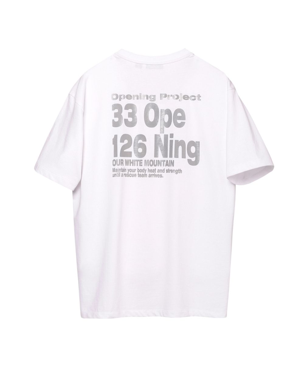 MUSINSA | OPENING PROJECT Mountain T Shirt - White