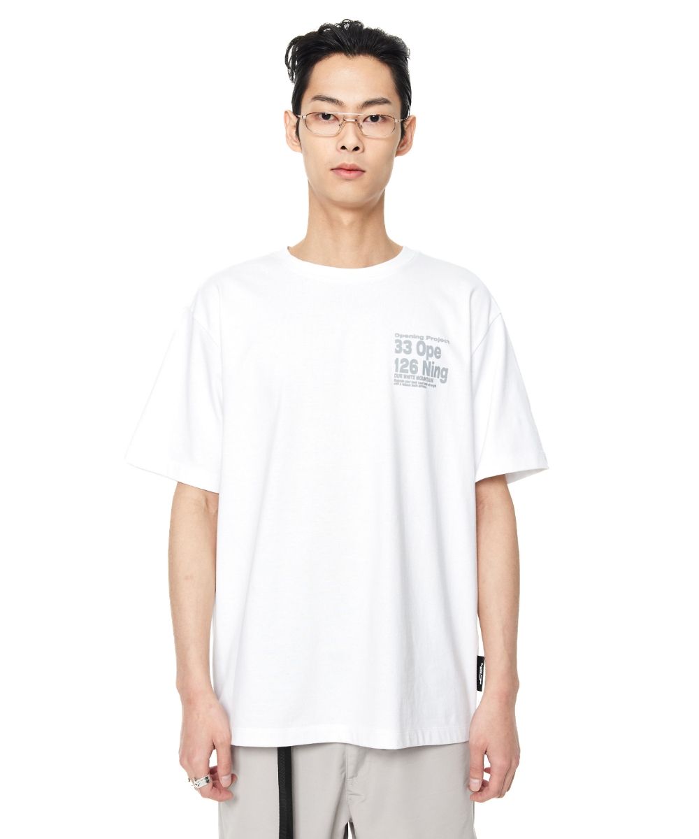 MUSINSA | OPENING PROJECT Mountain T Shirt - White