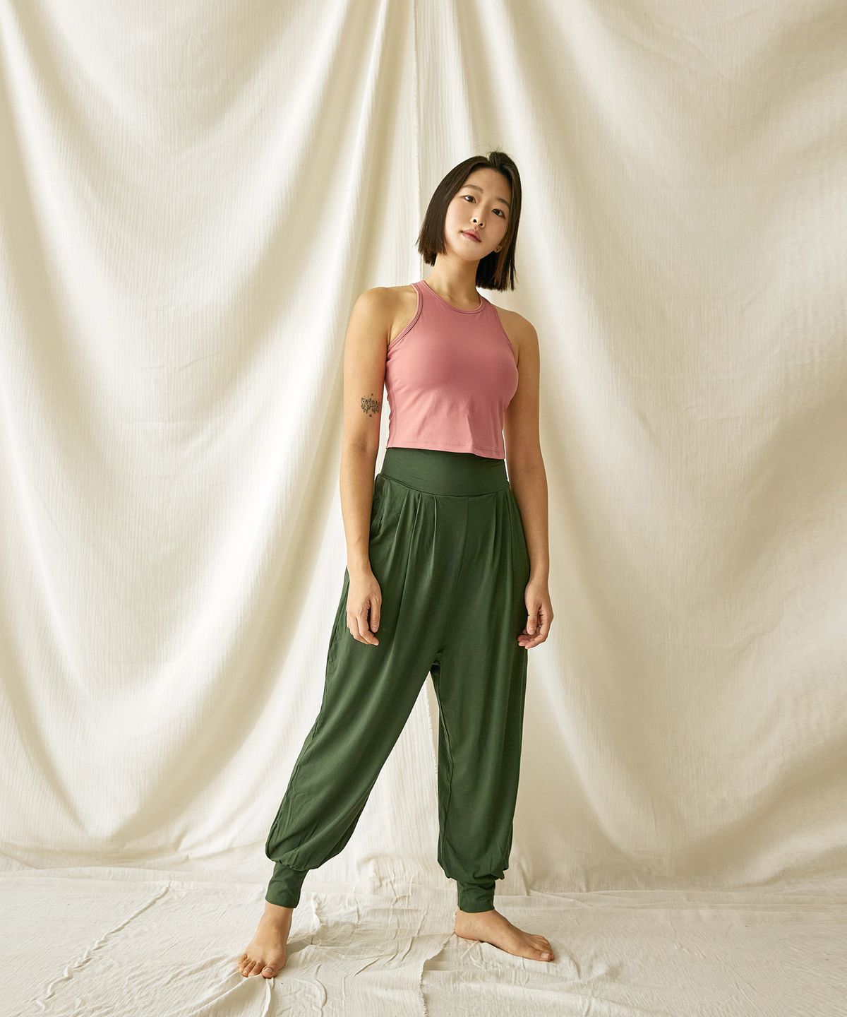 스토리요가(STORYOGA) 뉴 뱀부 하렘팬츠 요가바지