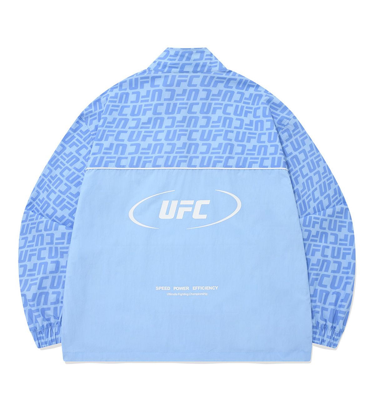 유에프씨 스포츠(UFC SPORT) UFC 로고 모노그램 오버핏 아노락 자켓 블루 U2JKU1309SB