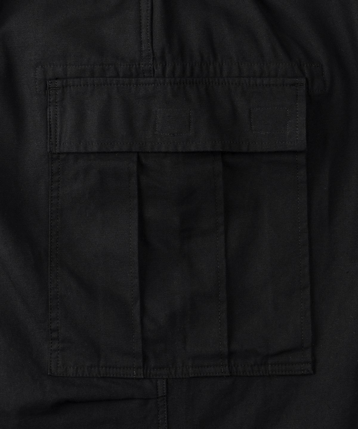 토피(TOFFEE) 코튼 카고 와이드 팬츠 (BLACK)