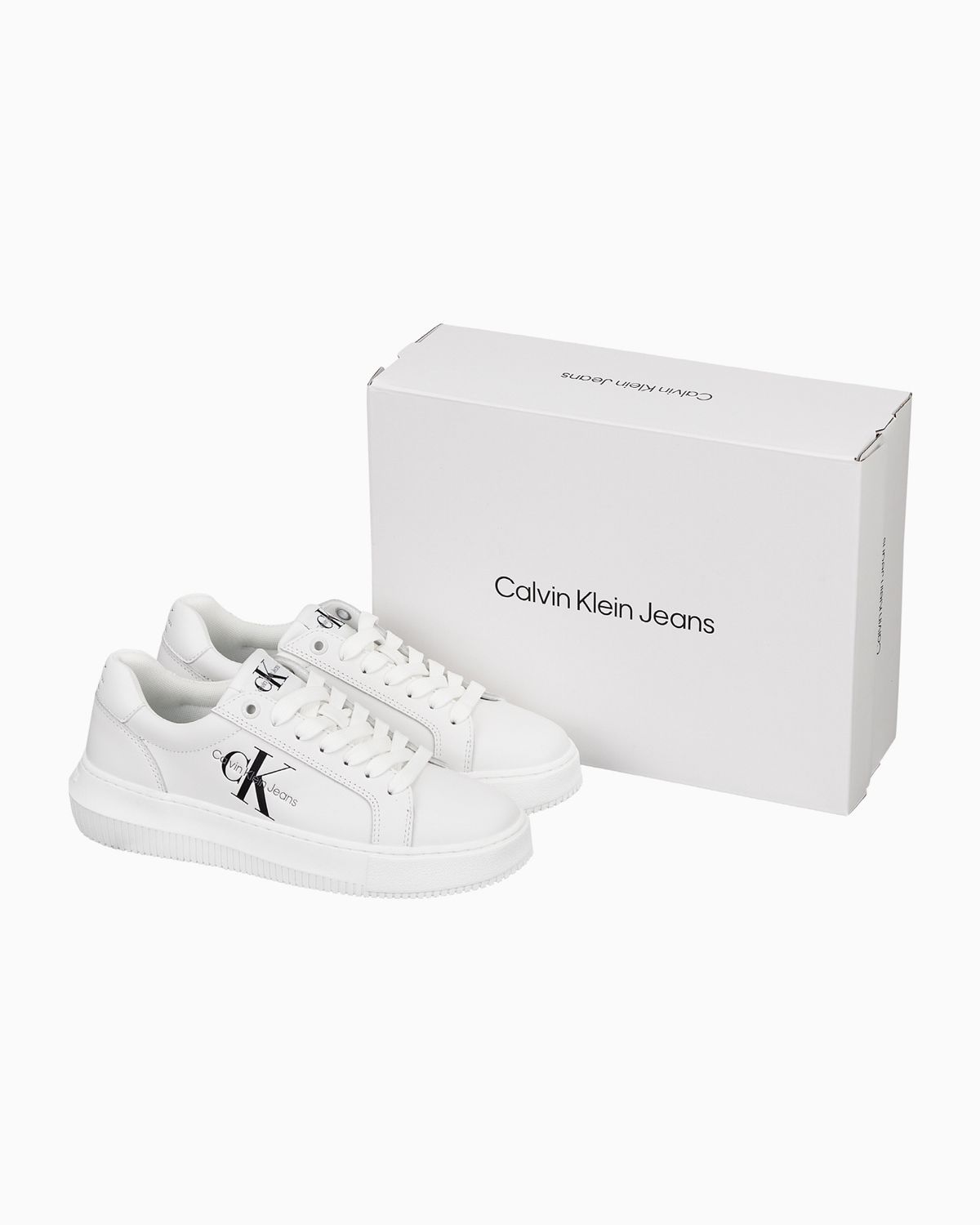 캘빈클라인 진(CALVIN KLEIN JEANS) 화이트 말모 스니커즈 YM00681 01U / YW00823 YBR
