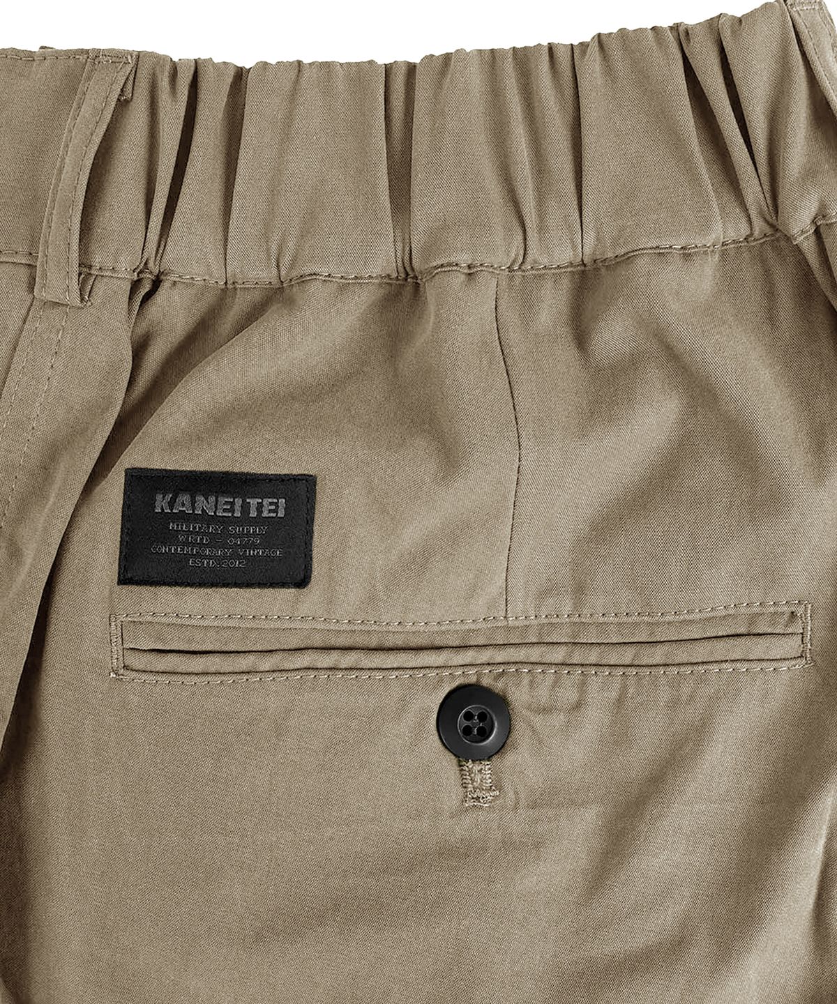 카네이테이(KANEITEI) GINZA TAPERED SLACKS PANTS (BEIGE) / ORGANIC
