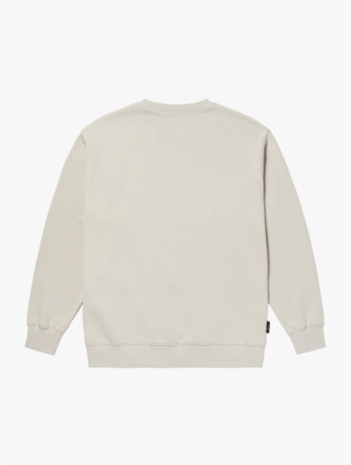 골스튜디오(GOALSTUDIO) ESSENTIAL APPLIQUE SWEAT-LIGHT BEIGE