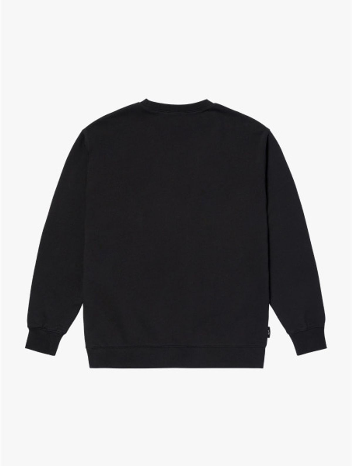 골스튜디오(GOALSTUDIO) ESSENTIAL APPLIQUE SWEAT-BLACK