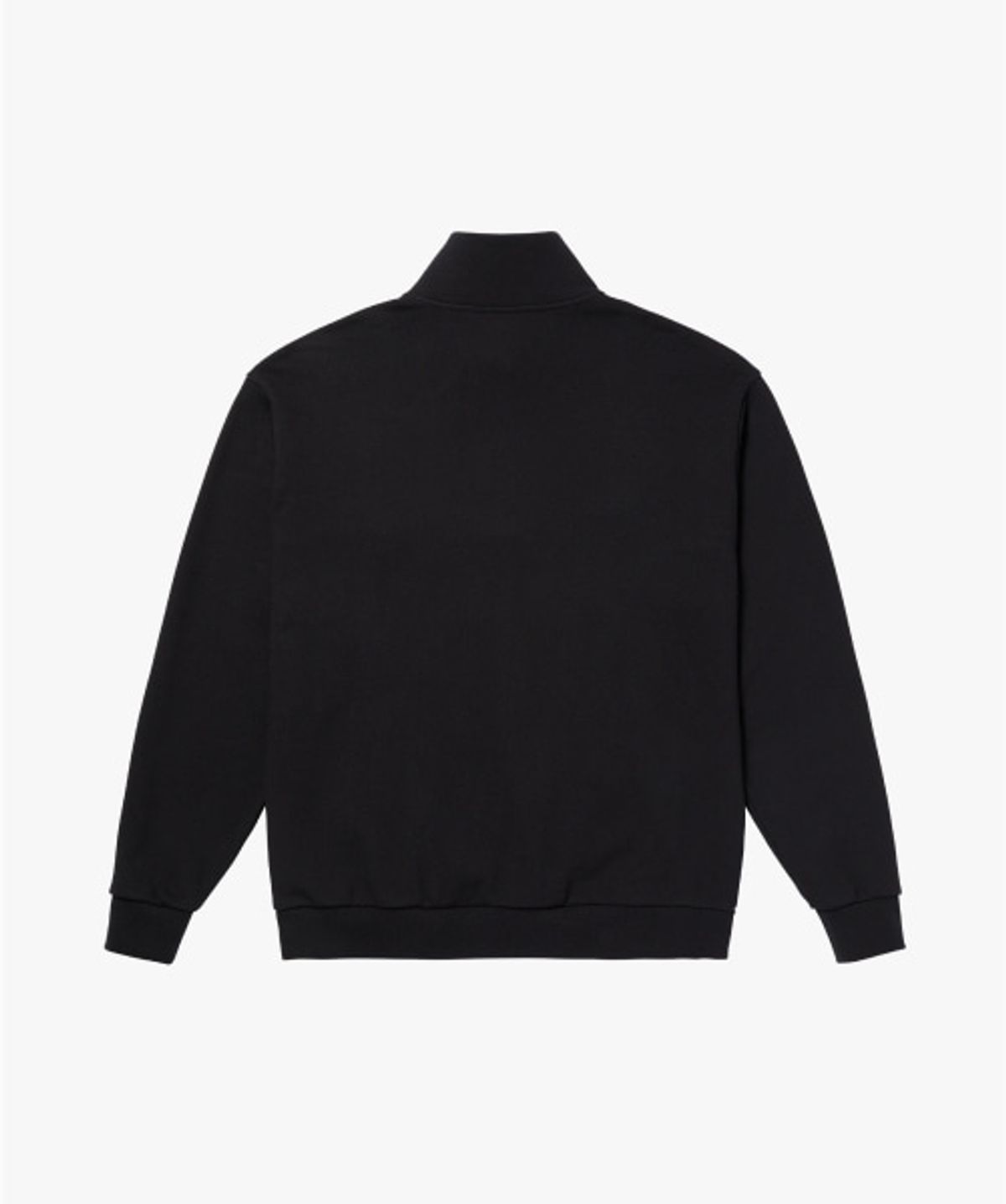 골스튜디오(GOALSTUDIO) EMBROIDERY HALF ZIP-UP-BLACK