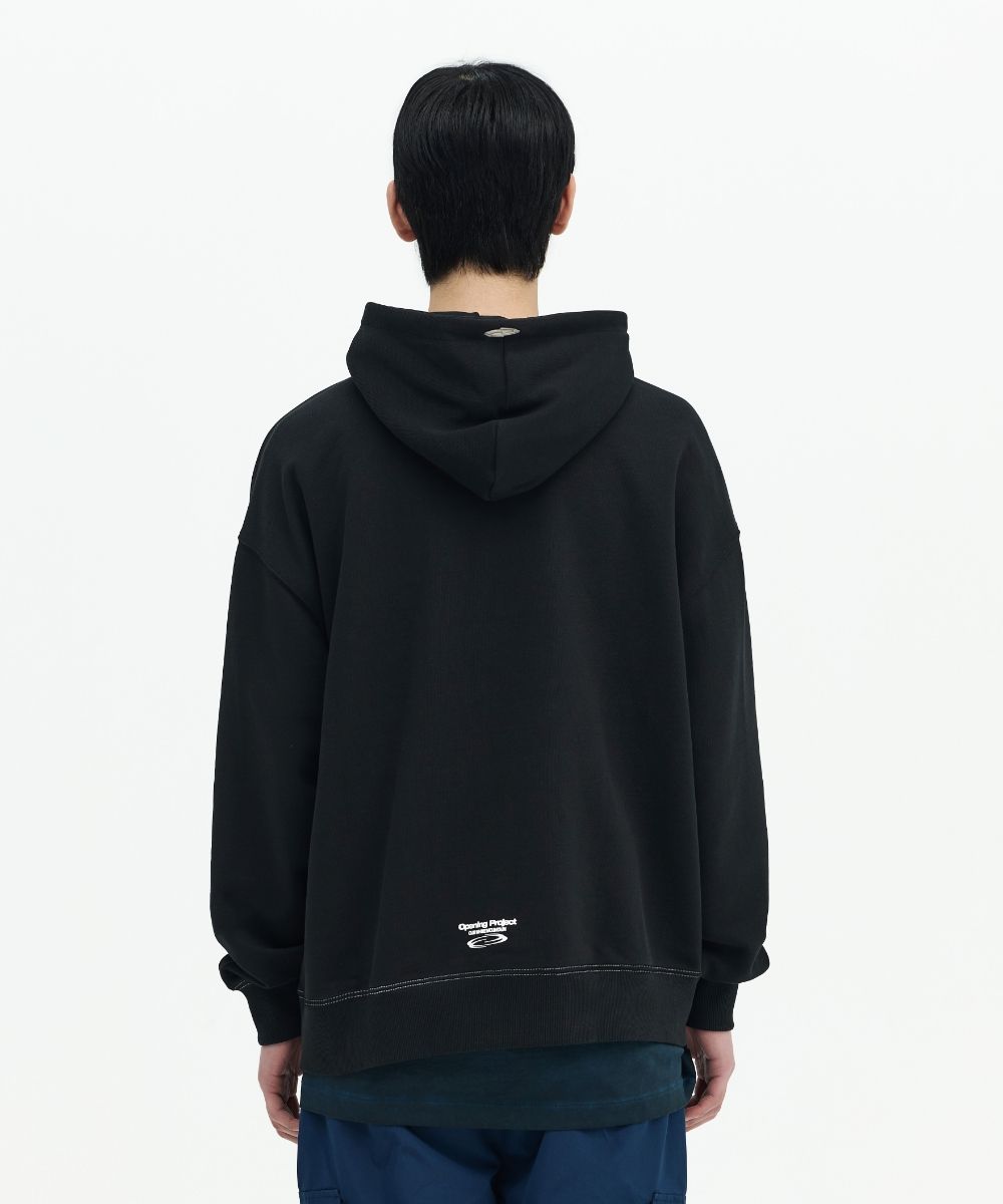 MUSINSA | OPENING PROJECT Identity Hoodie - Black