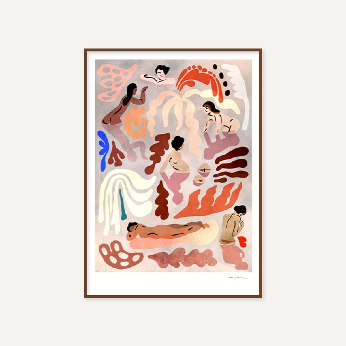 그릿시즌(GREET SEASON) 모아 슐만 Bathers(액자 포함)