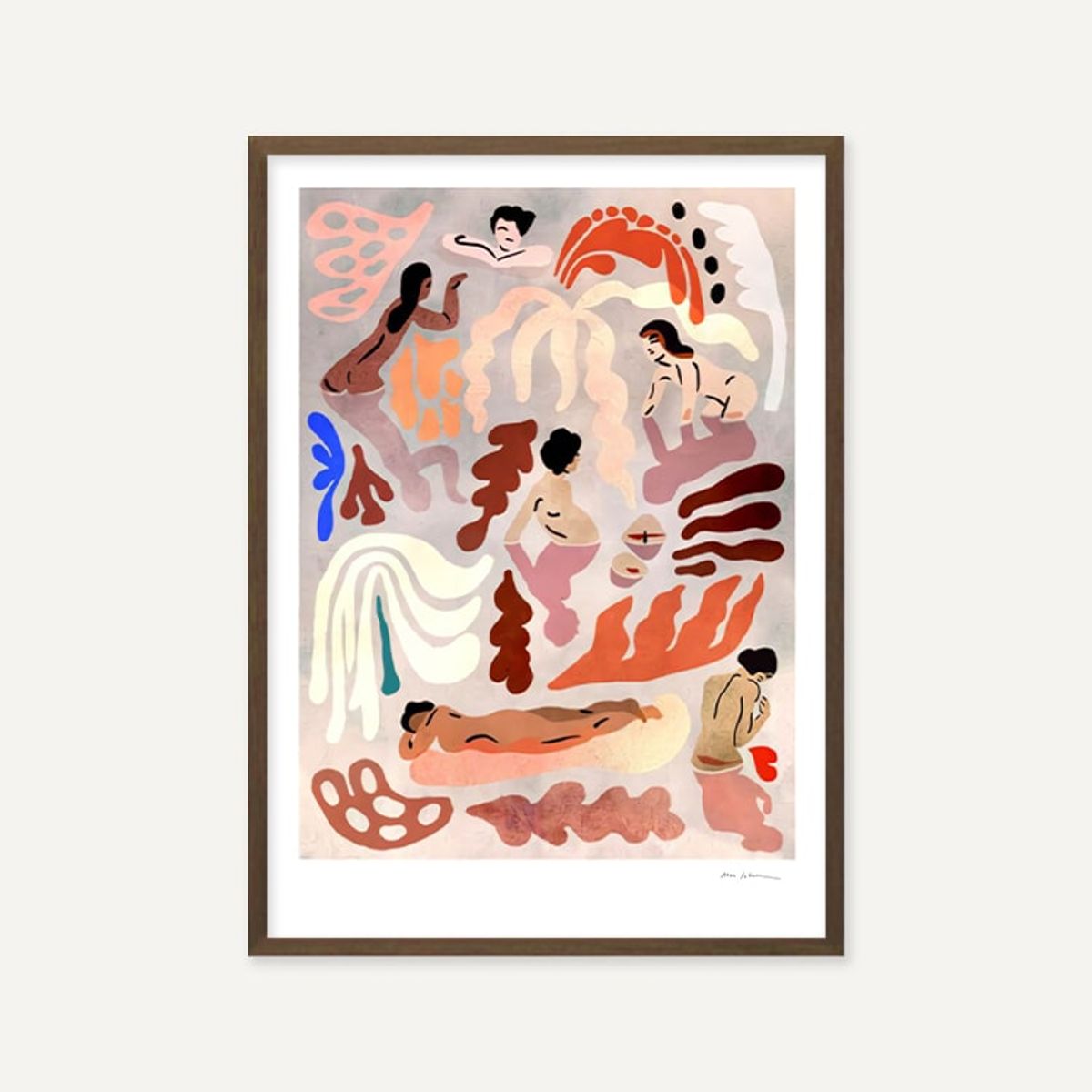 그릿시즌(GREET SEASON) 모아 슐만 Bathers(액자 포함)