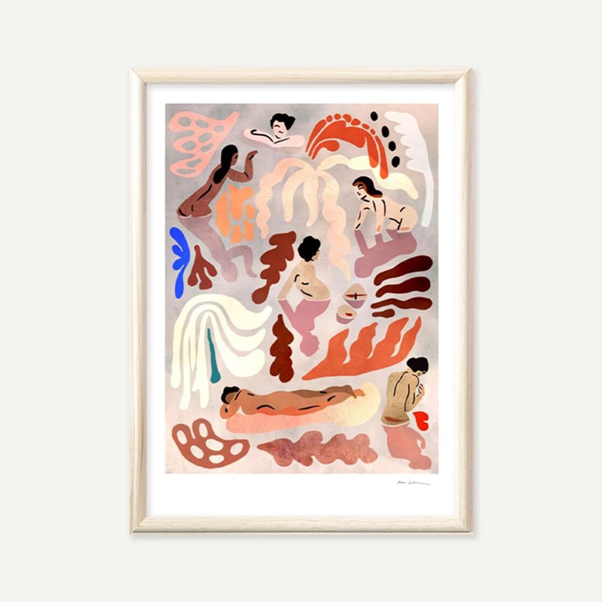 그릿시즌(GREET SEASON) 모아 슐만 Bathers(액자 포함)