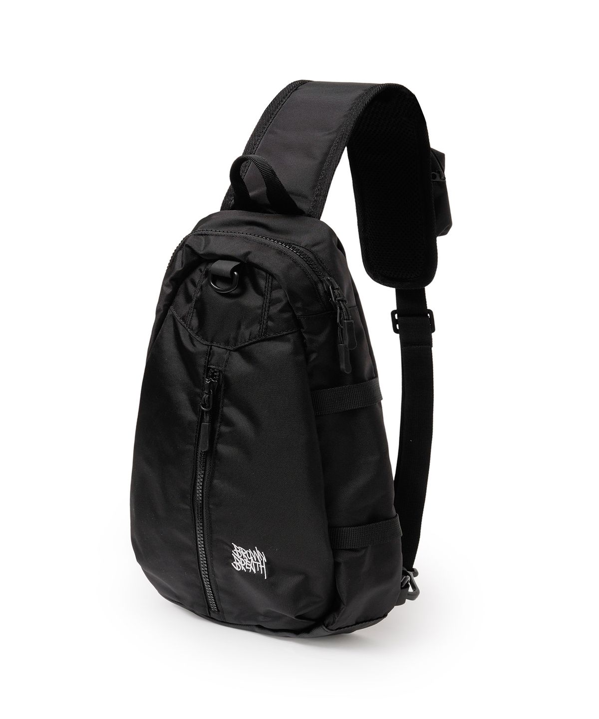 브라운브레스(BROWNBREATH) COMBINE MINI SLING BAG - BLACK
