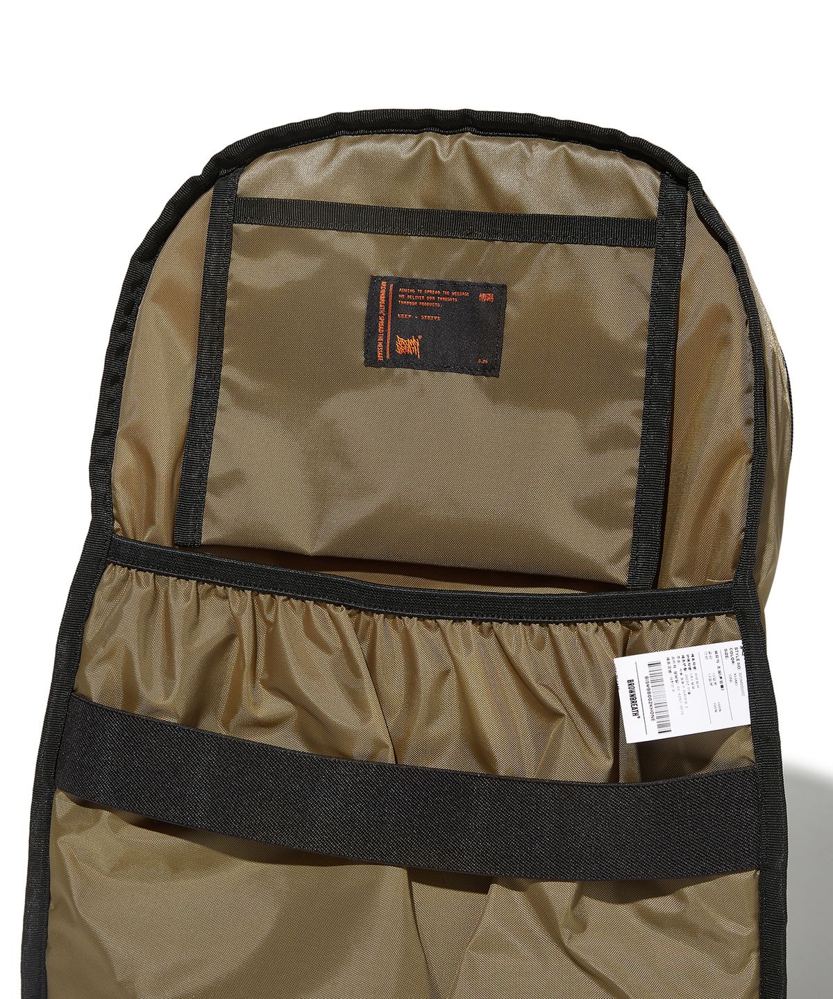 브라운브레스(BROWNBREATH) COMBINE LIGHT BACKPACK - KHAKI