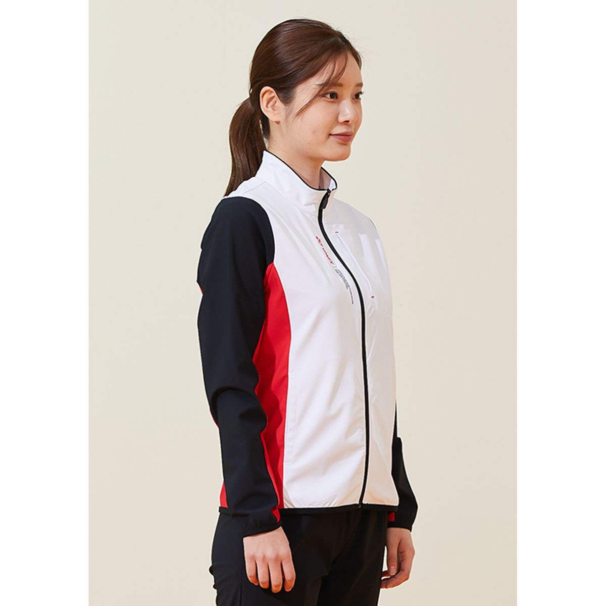 요넥스(YONEX) 221WU008F 화이트 여성 배색 트레이닝 자켓