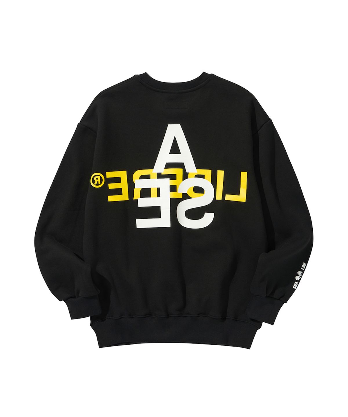 리베레(LIBERE) WDS X LIBERE CREWNECK SWEAT SHIRT / BLACK