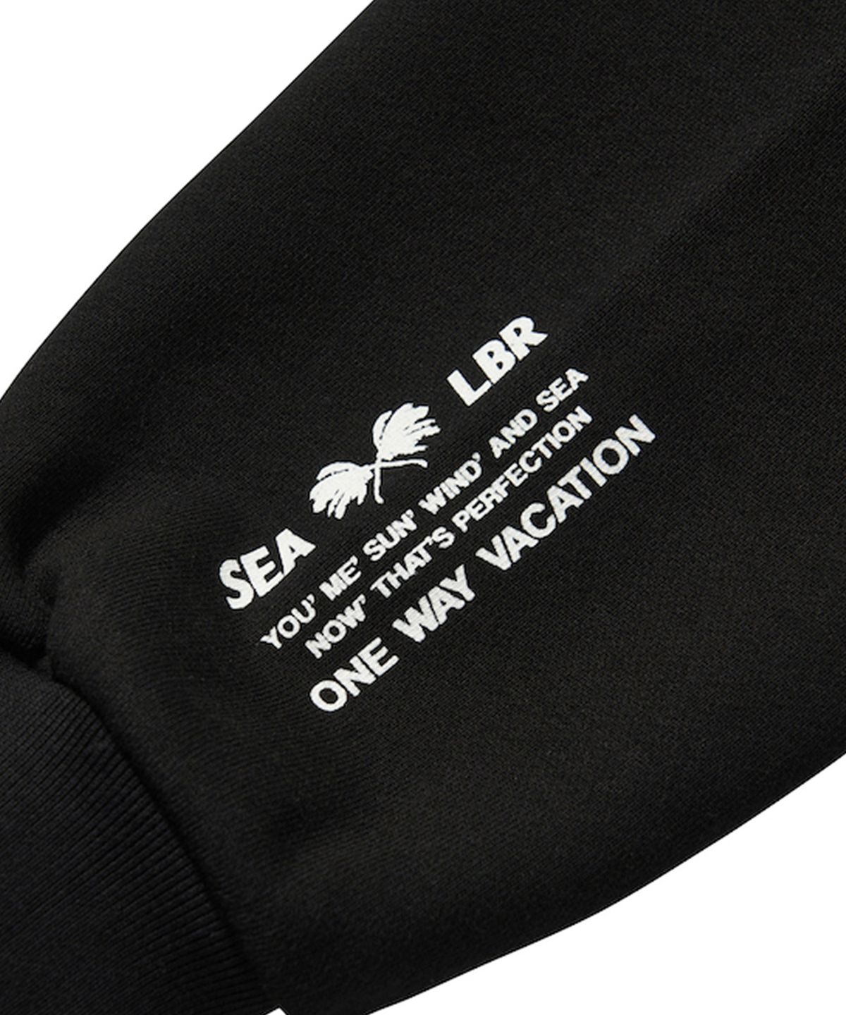 리베레(LIBERE) WDS X LIBERE CREWNECK SWEAT SHIRT / BLACK