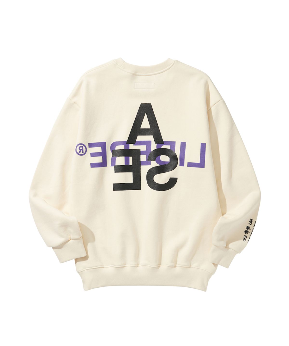 리베레(LIBERE) WDS X LIBERE CREWNECK SWEAT SHIRT / WHITE