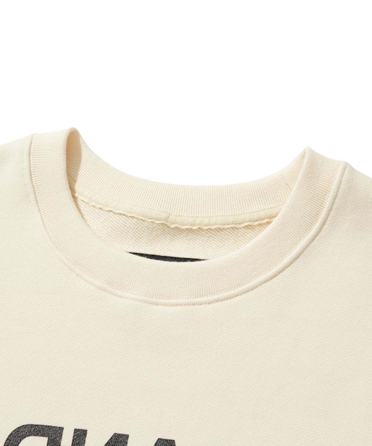 리베레(LIBERE) WDS X LIBERE CREWNECK SWEAT SHIRT / WHITE