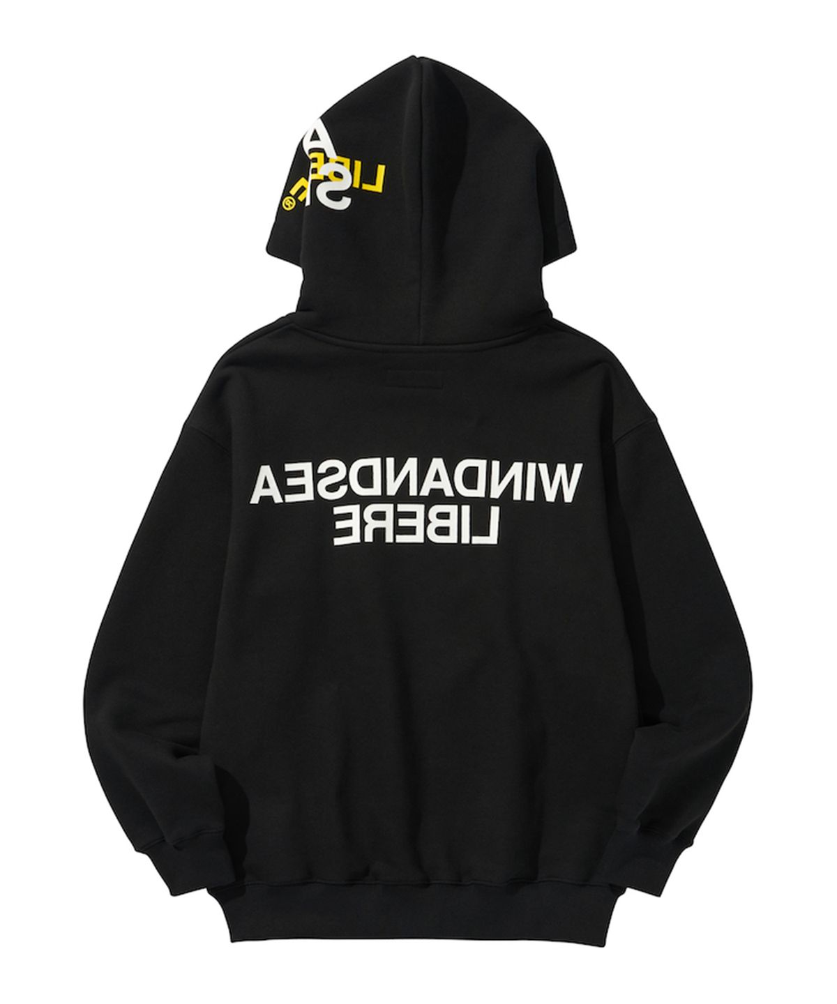 리베레(LIBERE) WDS X LIBERE HARF-ZIP HOODIE / BLACK
