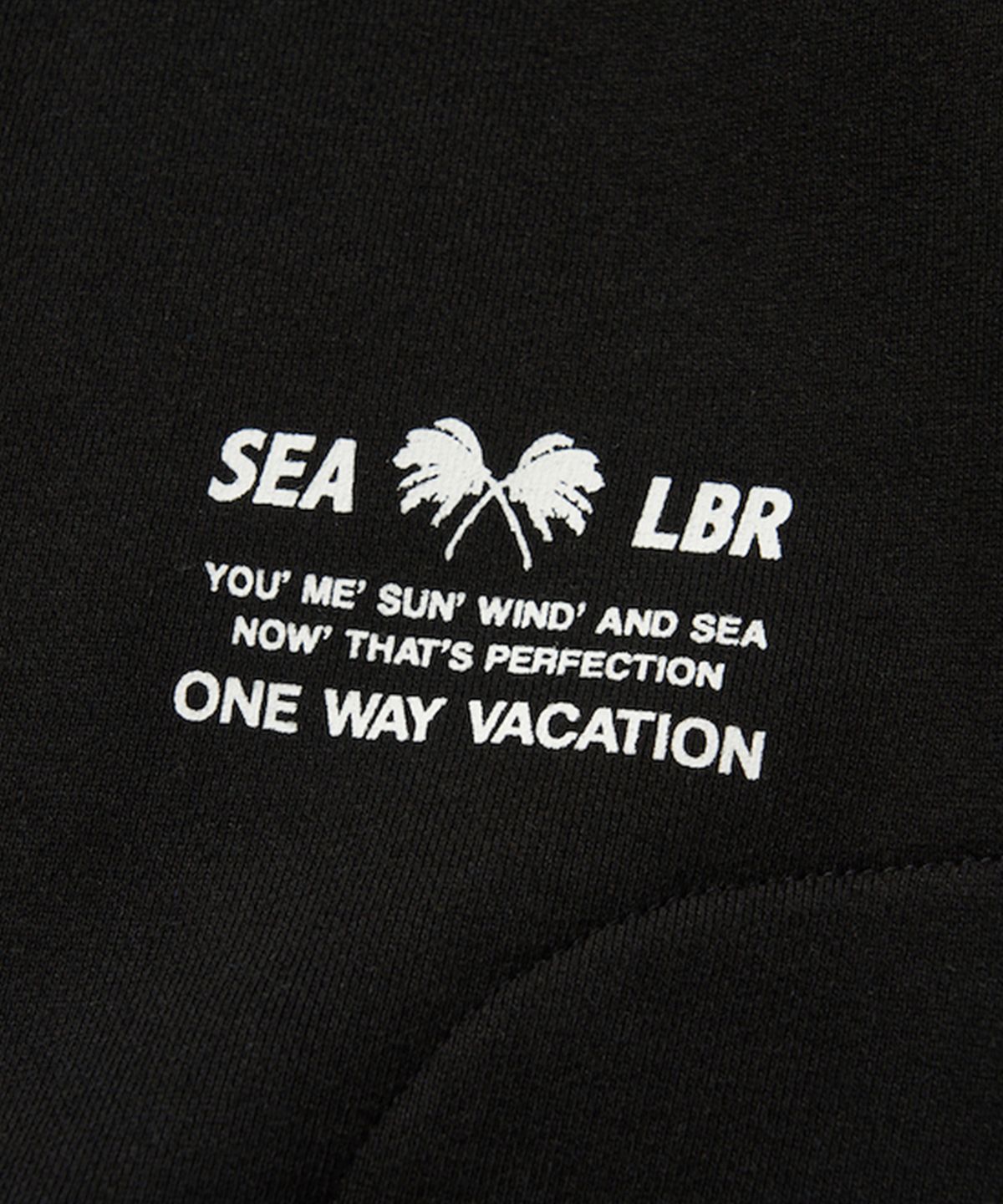 리베레(LIBERE) WDS X LIBERE HARF-ZIP HOODIE / BLACK