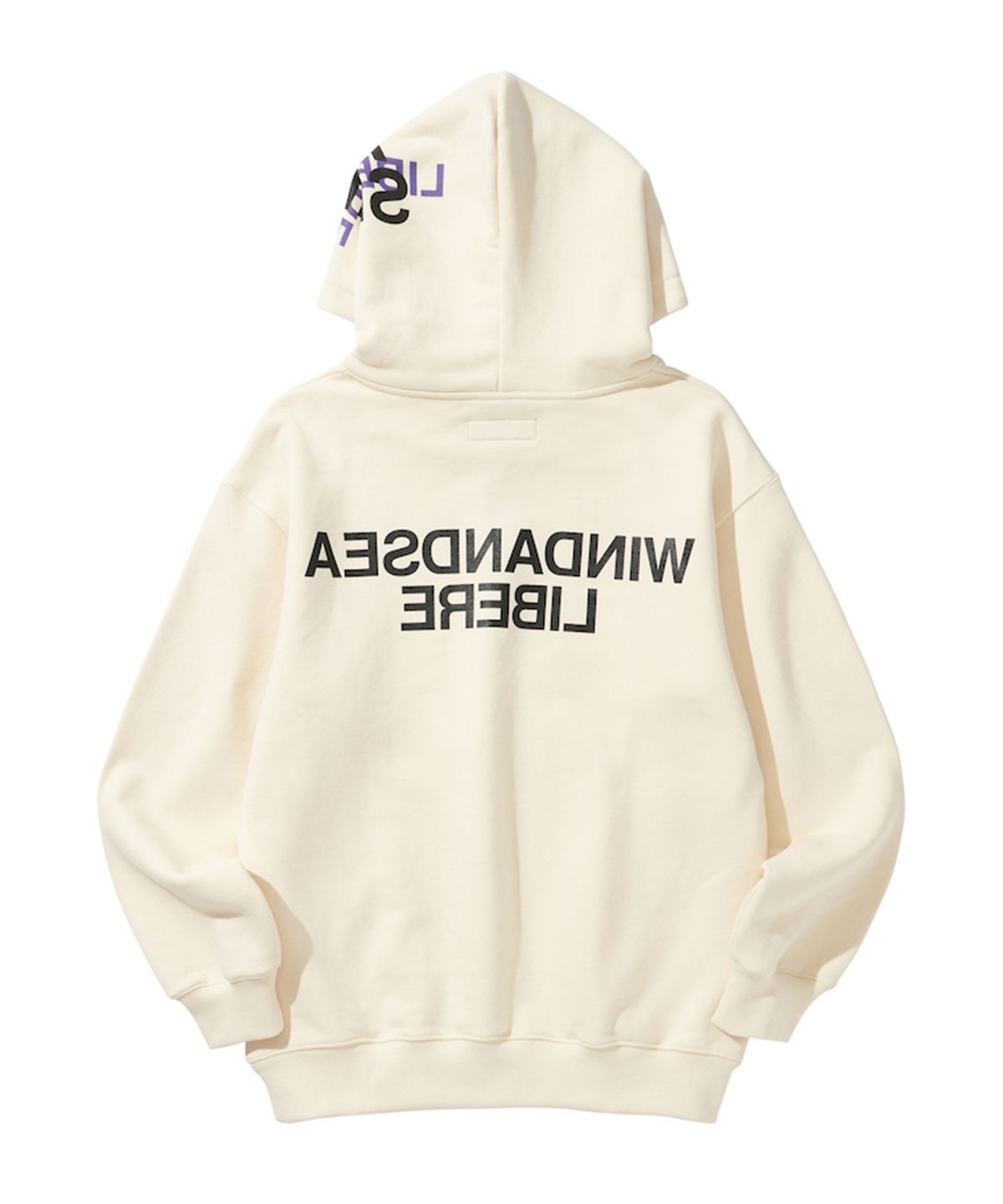 리베레(LIBERE) WDS X LIBERE HARF-ZIP HOODIE / WHITE