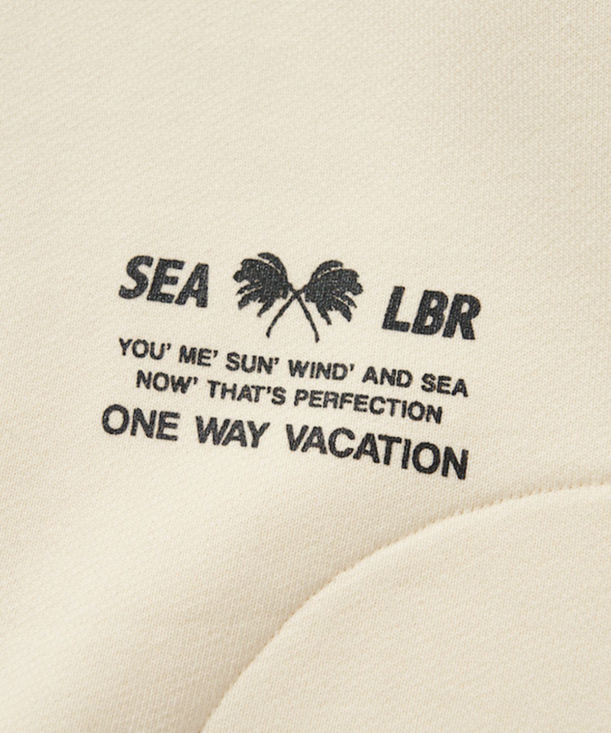 리베레(LIBERE) WDS X LIBERE HARF-ZIP HOODIE / WHITE